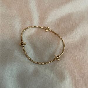 Chic Gold Beaded Bracelet